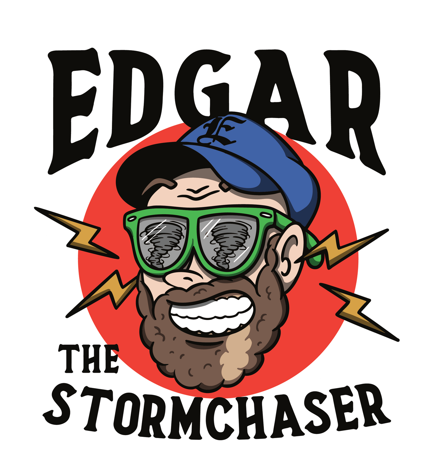 Edgar Cartoon sticker