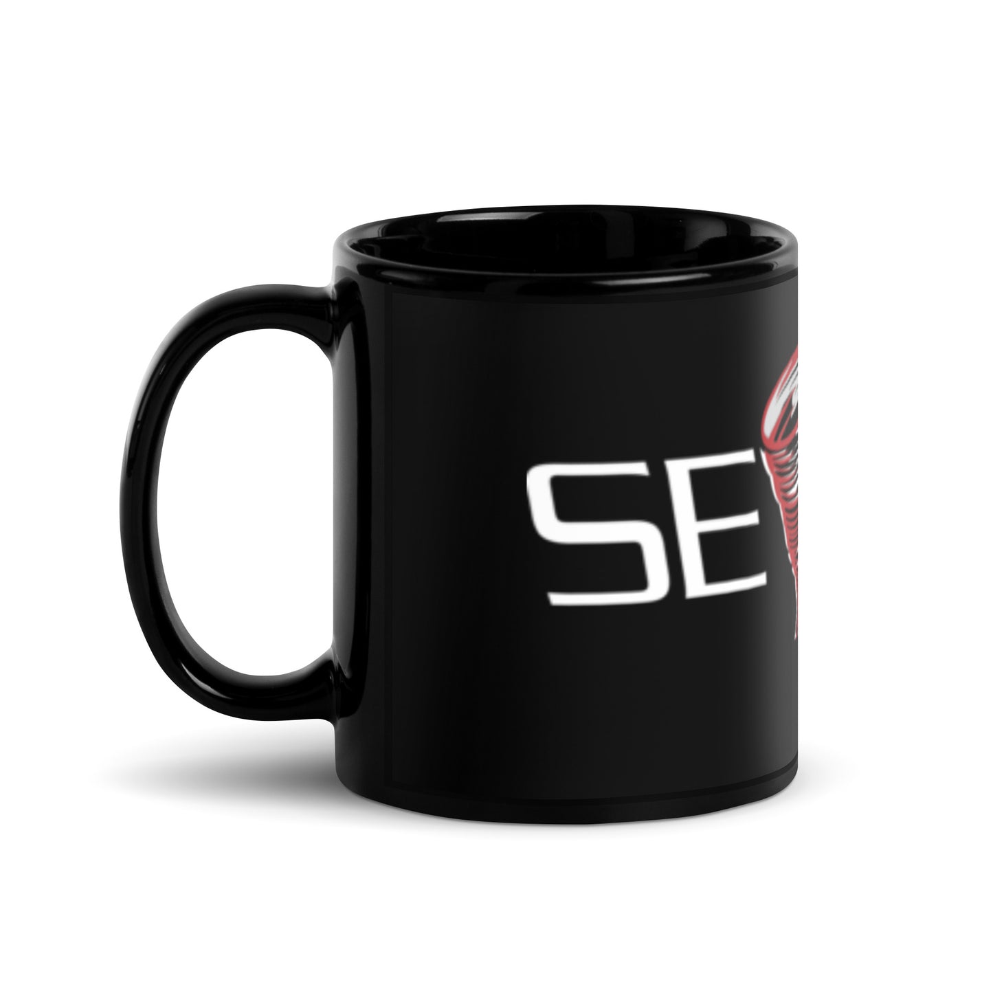 SevereStudios Black Glossy Mug