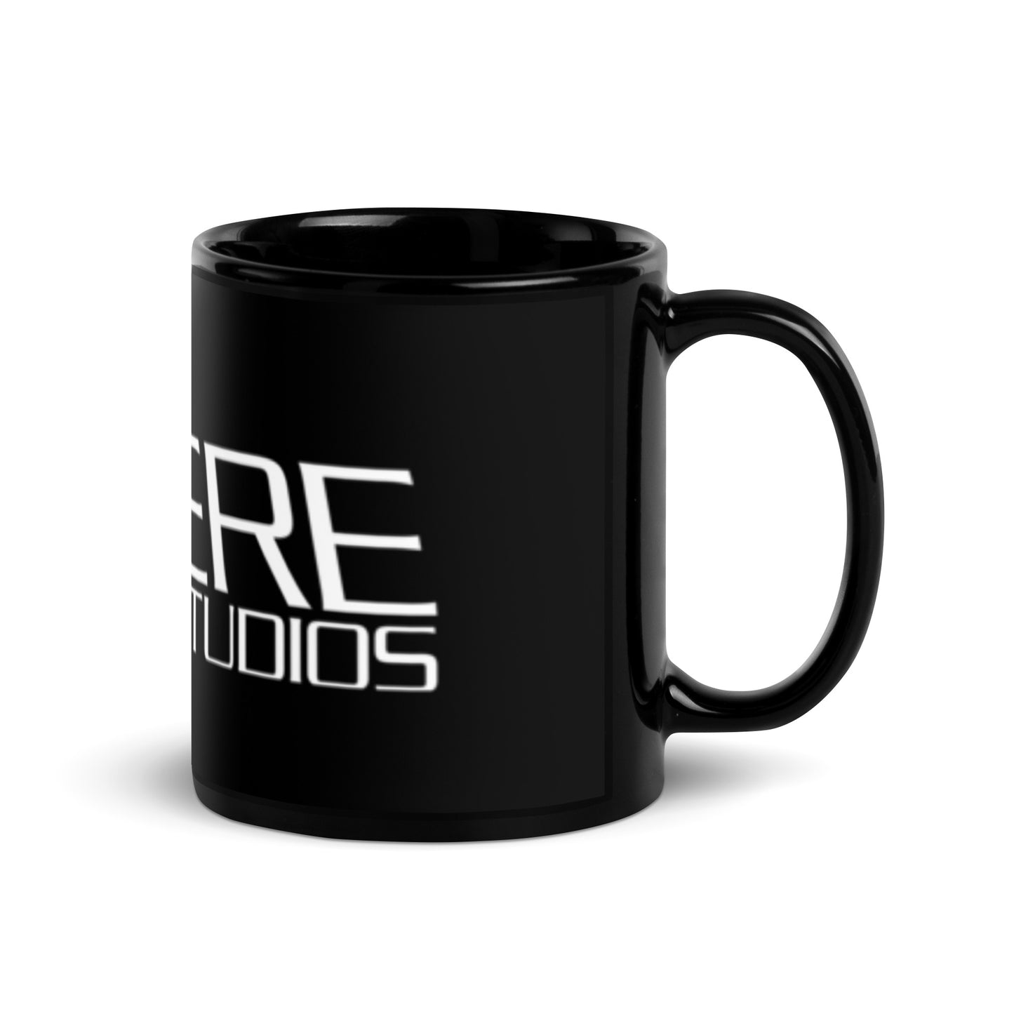 SevereStudios Black Glossy Mug