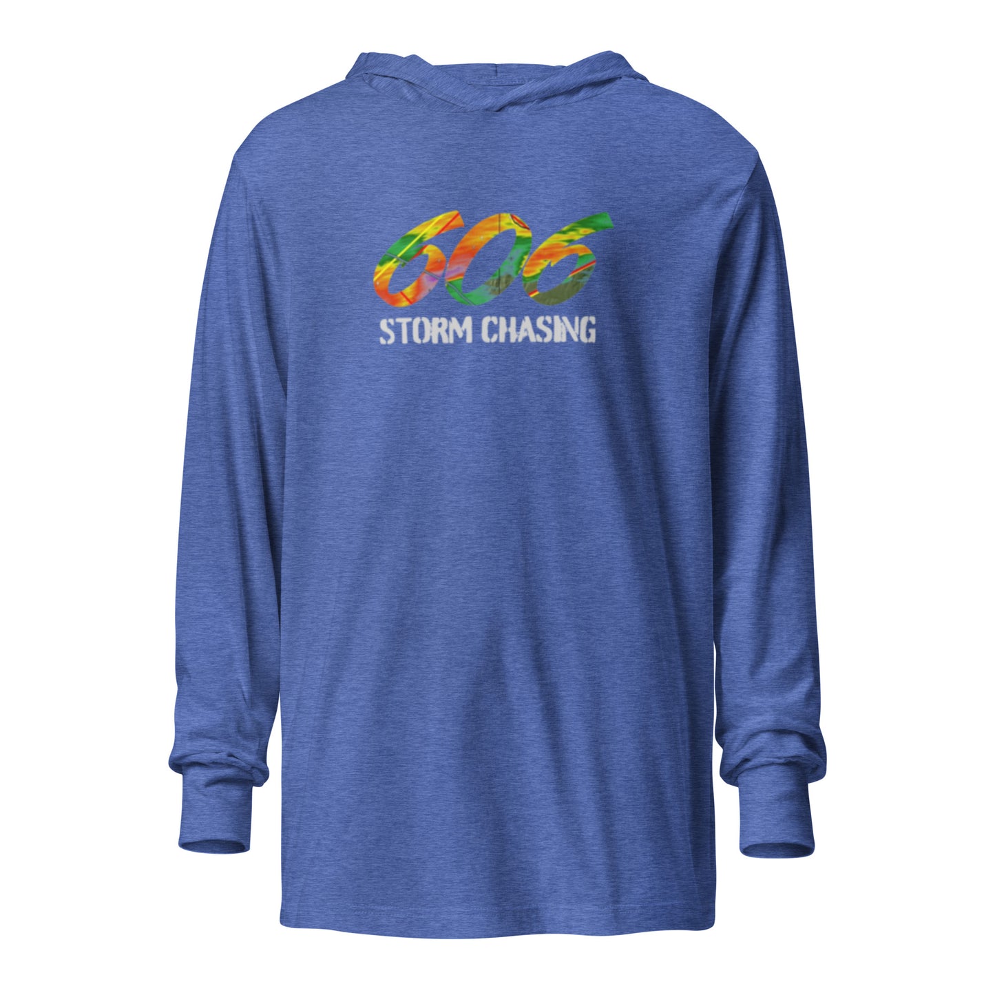 606 Storm Chasing Hooded long-sleeve tee