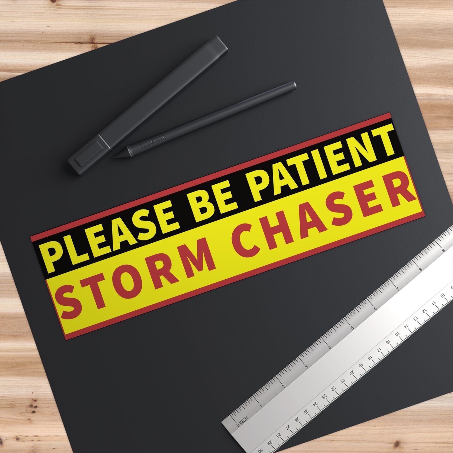 Please Be Patient Bumper Sticker