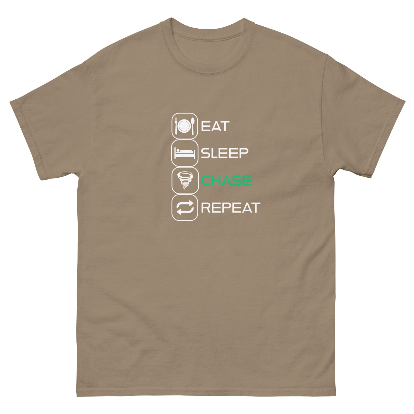 Eat, Sleep, Chase, Repeat! Unisex T-Shirt