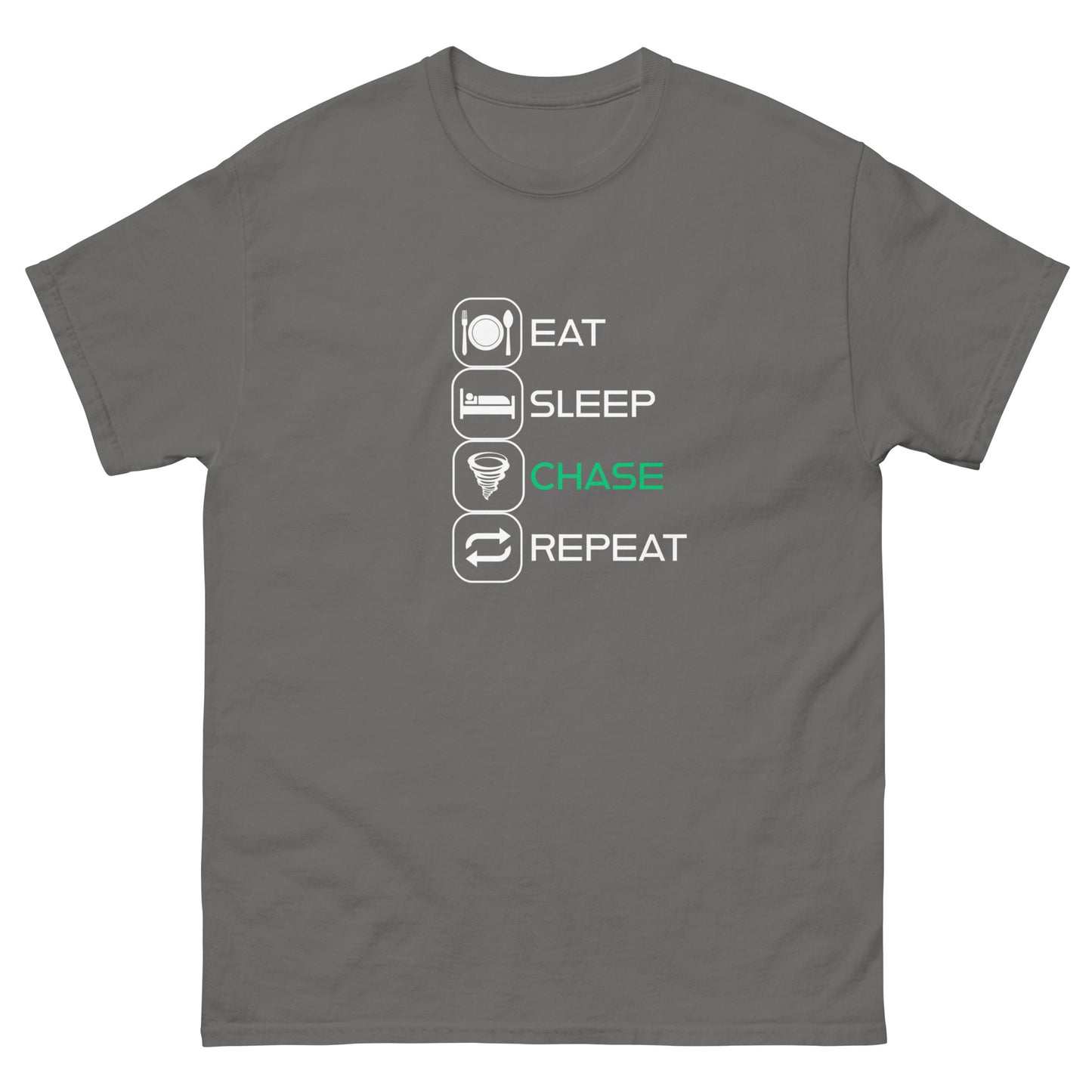 Eat, Sleep, Chase, Repeat! Unisex T-Shirt