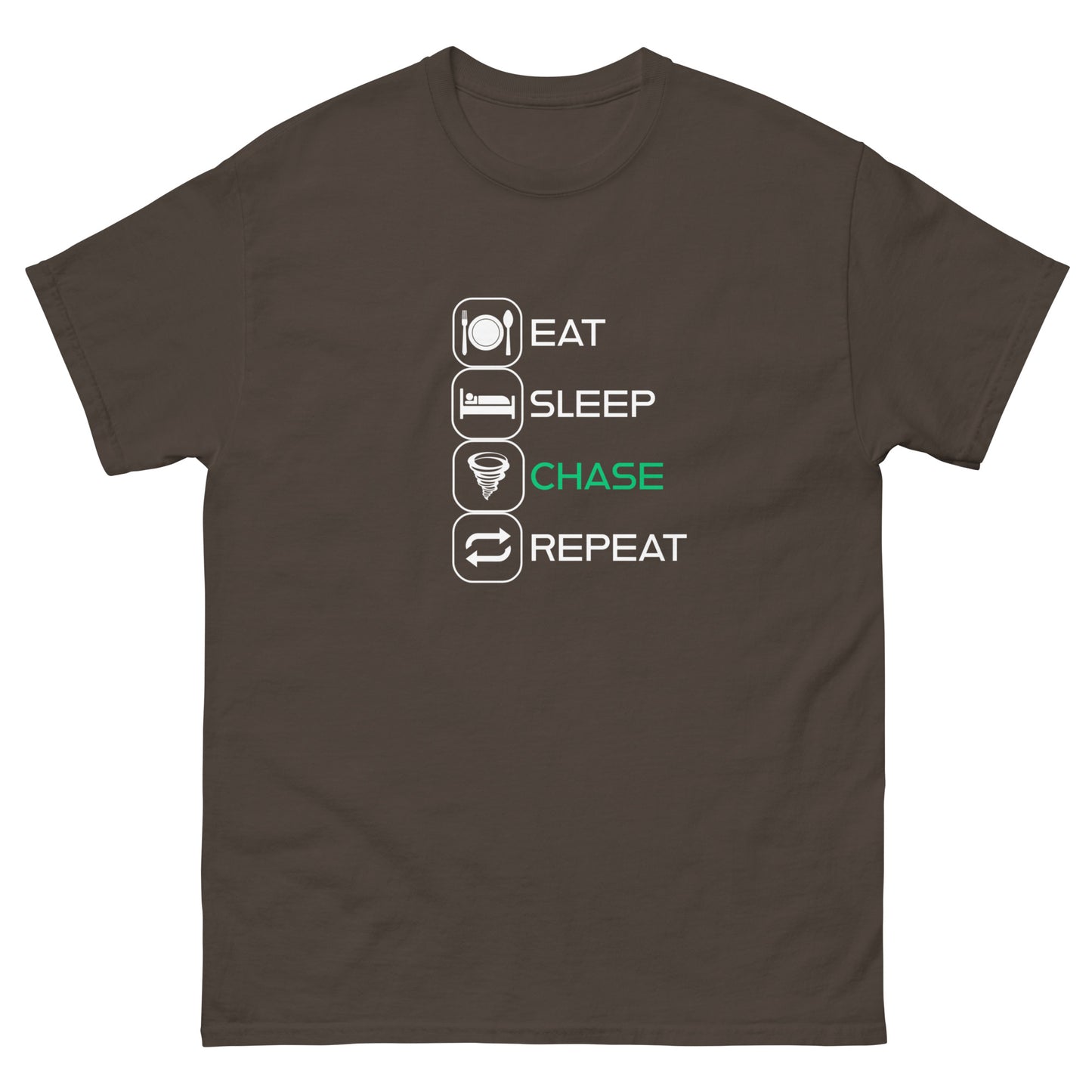Eat, Sleep, Chase, Repeat! Unisex T-Shirt
