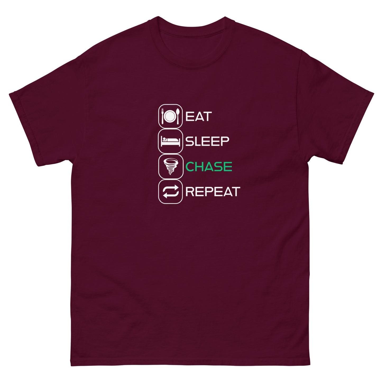 Eat, Sleep, Chase, Repeat! Unisex T-Shirt