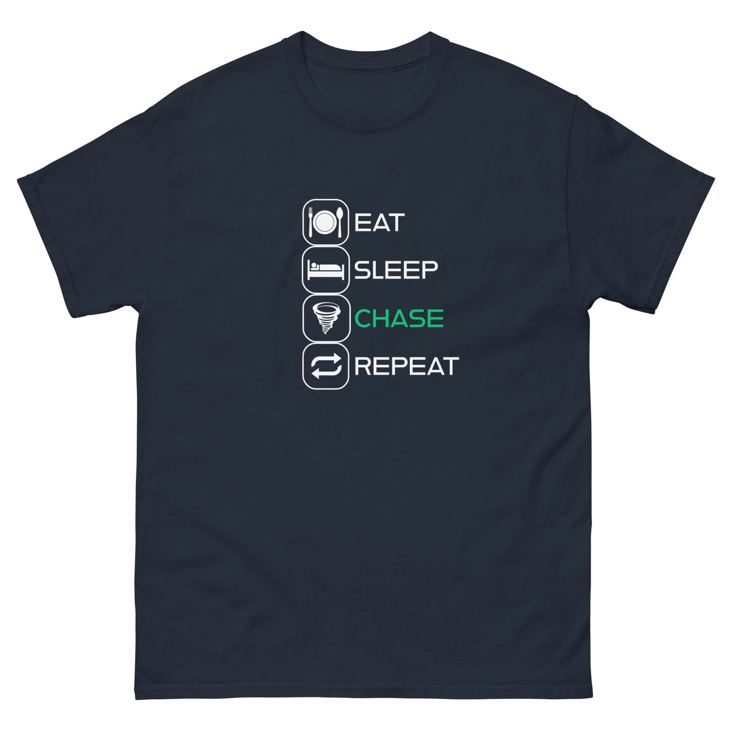 Eat, Sleep, Chase, Repeat! Unisex T-Shirt