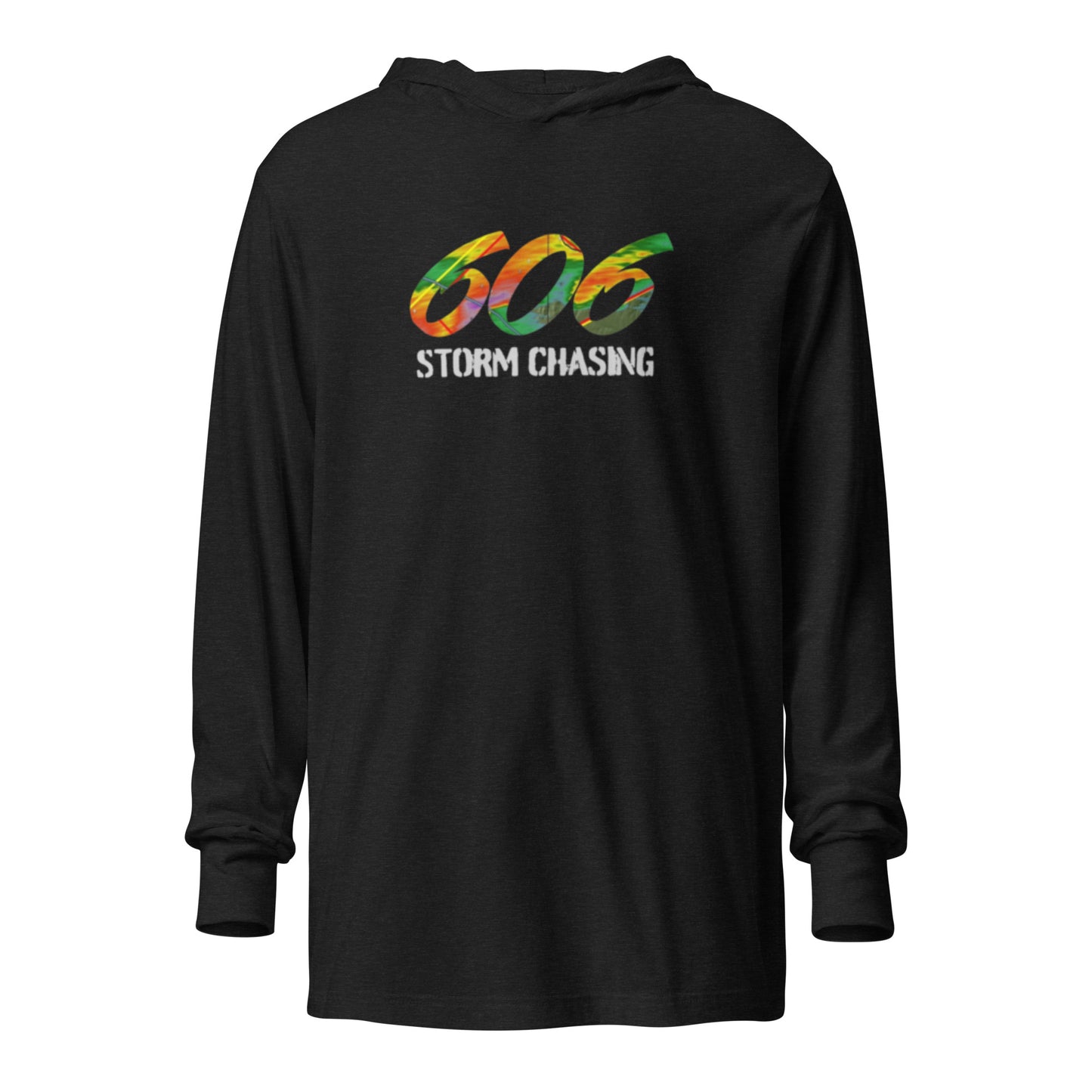 606 Storm Chasing Hooded long-sleeve tee