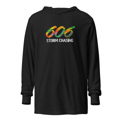 606 Storm Chasing Hooded long-sleeve tee