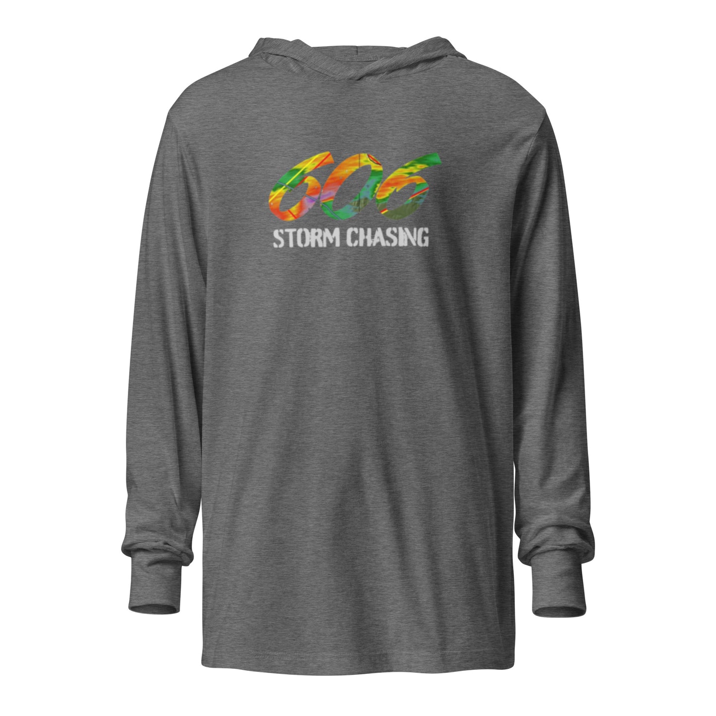 606 Storm Chasing Hooded long-sleeve tee