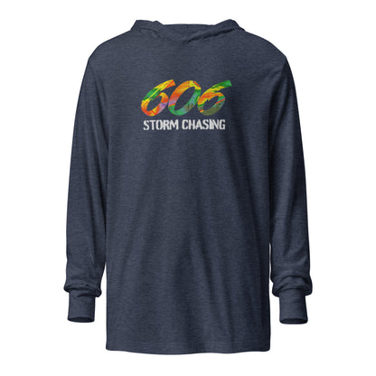 606 Storm Chasing Hooded long-sleeve tee