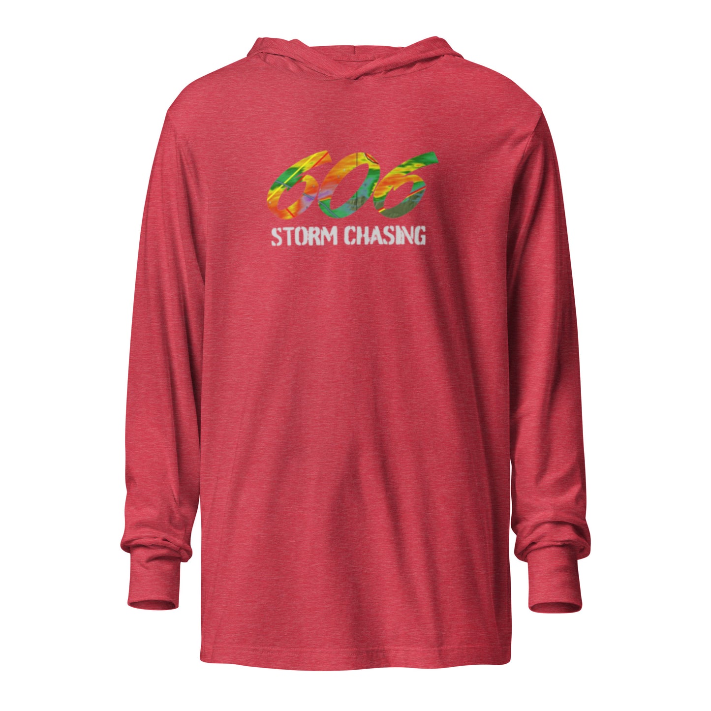 606 Storm Chasing Hooded long-sleeve tee