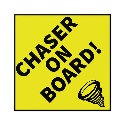 Chaser On Board Vinyl Sticker