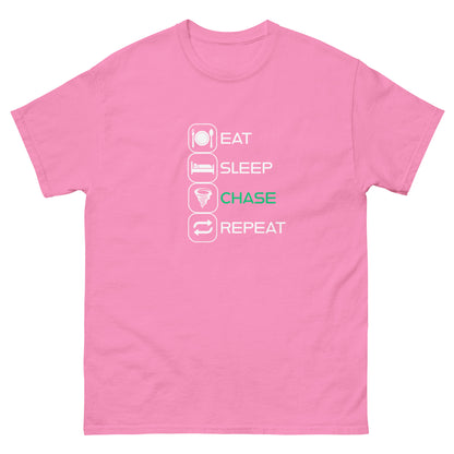 Eat, Sleep, Chase, Repeat!  Unisex T-Shirt