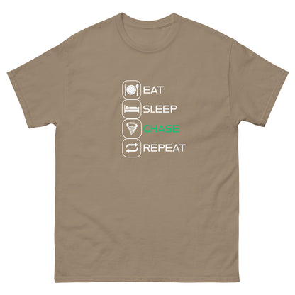 Eat, Sleep, Chase, Repeat!  Unisex T-Shirt