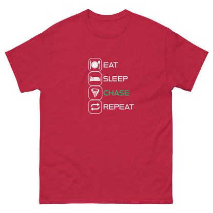 Eat, Sleep, Chase, Repeat!  Unisex T-Shirt