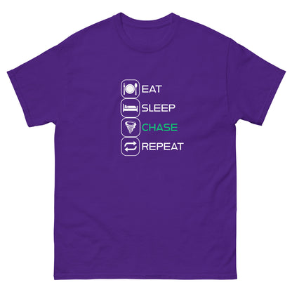Eat, Sleep, Chase, Repeat!  Unisex T-Shirt