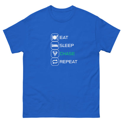 Eat, Sleep, Chase, Repeat!  Unisex T-Shirt