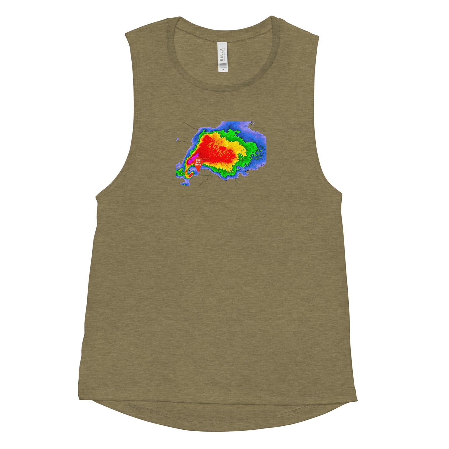 You Are Here Ladies’ Muscle Tank
